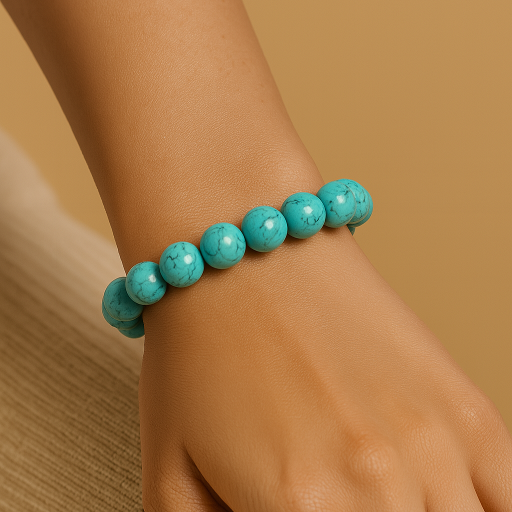 Speak with confidence: Turquoise Bracelet - Abhimantrit & Certified