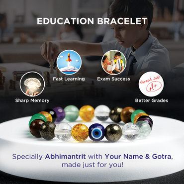Education Bracelet - Abhimantrit & Certified