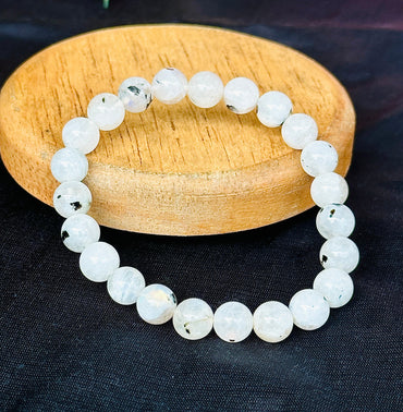 Mental Stress Relief & Confidence Bracelet (MoonStone) – Abhimantrit & Certified