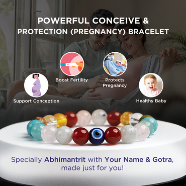 Powerful Conceive & Protection: Pregnancy Bracelet - Abhimantrit & Certified