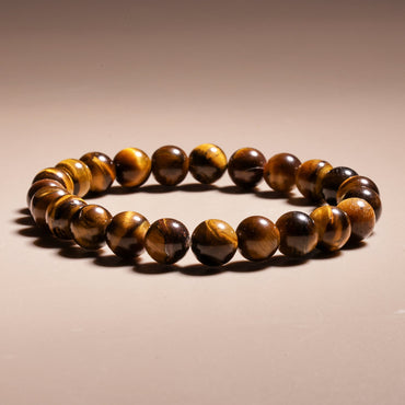 Boosts Your Confidence Level & Exalts the Planet Ketu: Tiger Eye Bracelet  - Abhimantrit & Certified