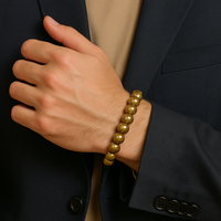 Fame & Fortune Attract: Golden Pyrite Bracelet - Abhimantrit & Certified