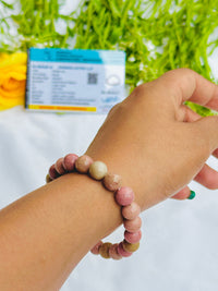 Rhodochrosite Bracelet - Abhimantrit & Certified