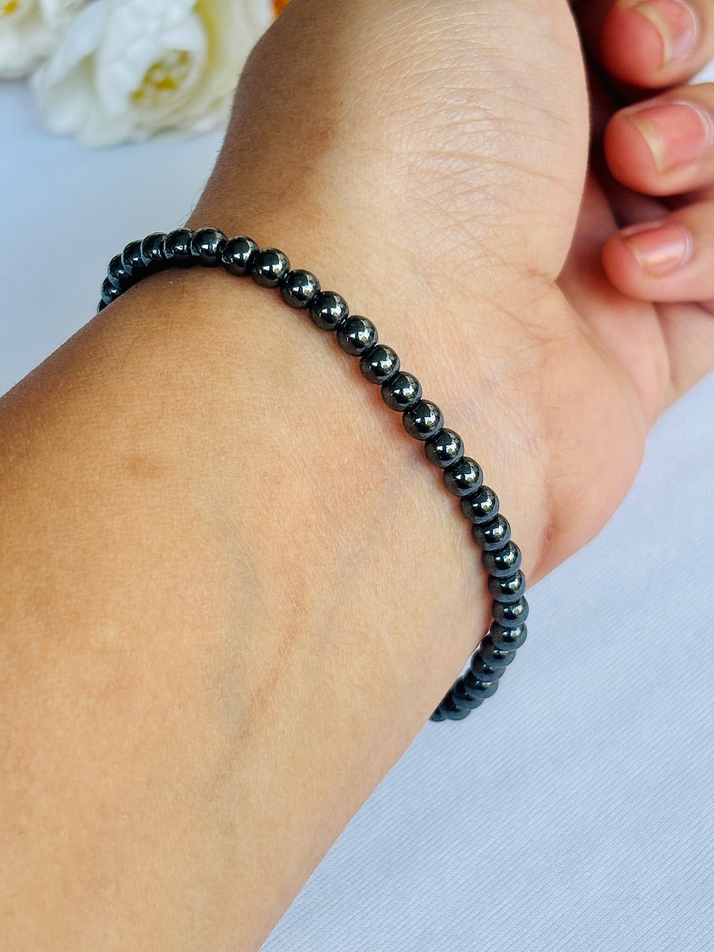 Hematite Bracelet - Abhimantrit & Certified